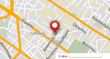 Location of business on map