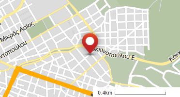Location of business on map