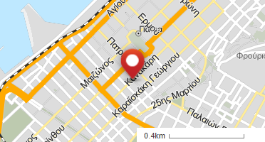 Location of business on map