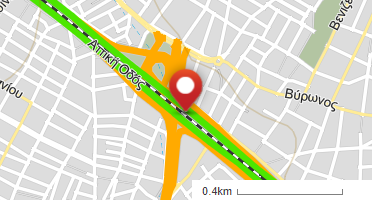 Location of business on map