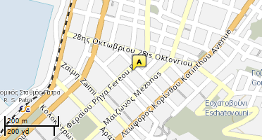 Location of business on map