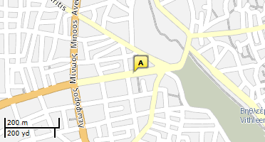 Location of business on map