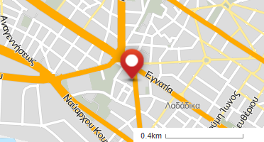 Location of business on map