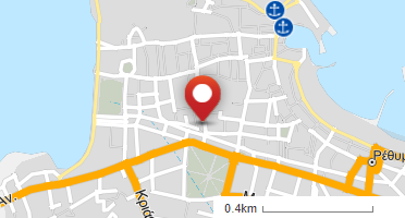 Location of business on map