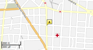 Location of business on map