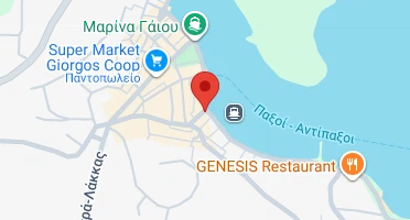 Location of business on map