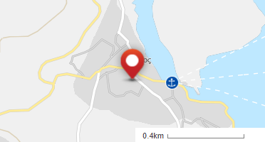 Location of business on map