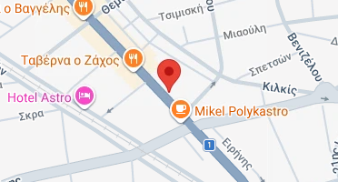 Location of business on map