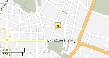 Location of business on map