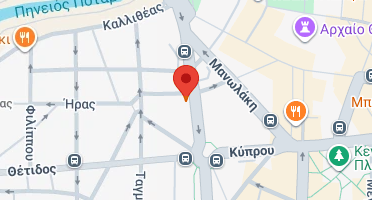 Location of business on map