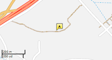 Location of business on map
