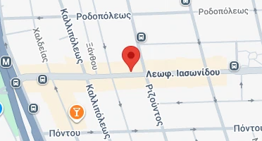 Location of business on map
