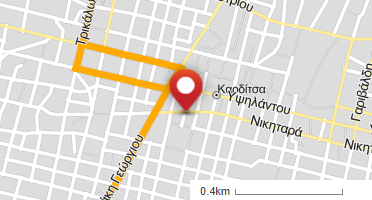 Χάρτης και σημείο της επιχείρησης