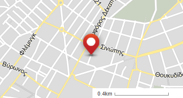 Location of business on map