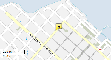 Location of business on map