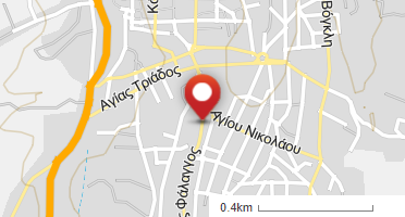 Location of business on map