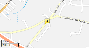 Location of business on map