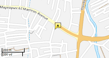 Location of business on map