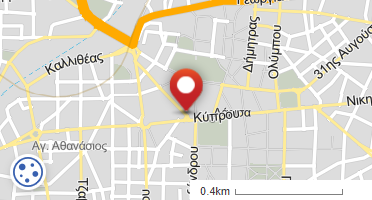 Location of business on map