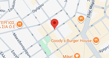 Location of business on map