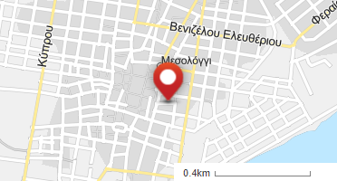 Location of business on map