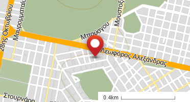 Location of business on map