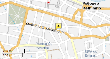 Χάρτης και σημείο της επιχείρησης