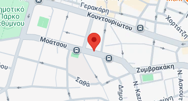 Location of business on map