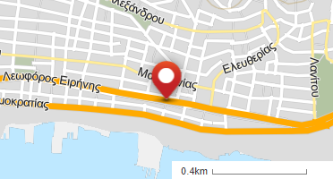 Location of business on map