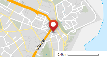 Location of business on map
