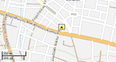 Location of business on map