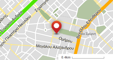 Location of business on map
