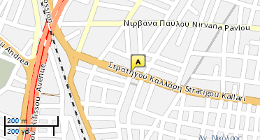 Location of business on map