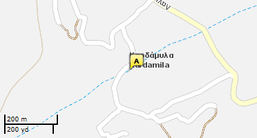 Location of business on map