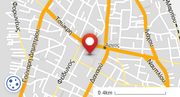 Location of business on map