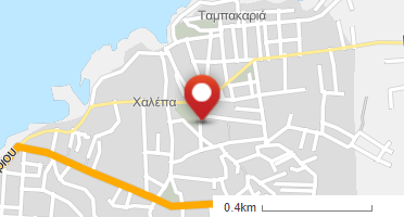 Location of business on map