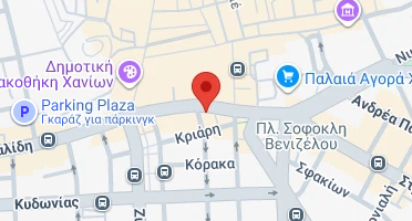 Location of business on map