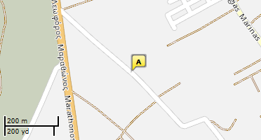 Location of business on map