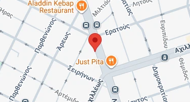 Location of business on map
