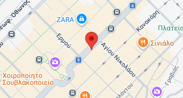Location of business on map