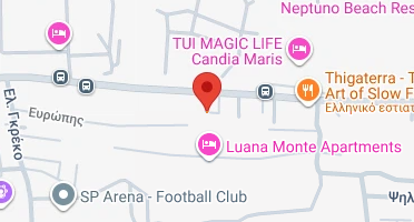 Location of business on map