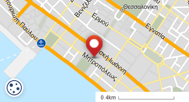 Location of business on map