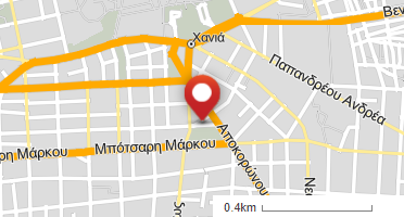 Location of business on map