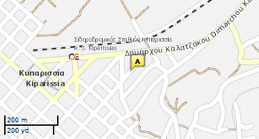 Χάρτης και σημείο της επιχείρησης