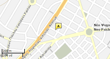 Location of business on map