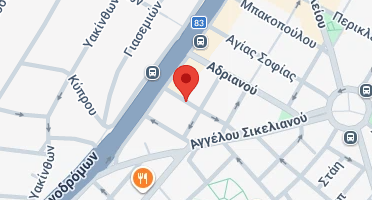 Location of business on map