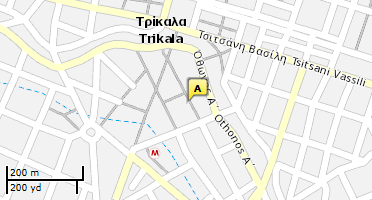 Location of business on map