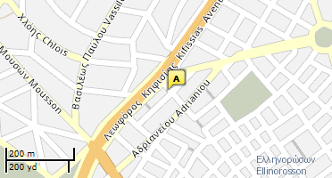 Location of business on map