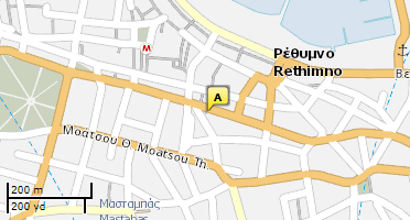 Location of business on map