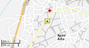 Location of business on map